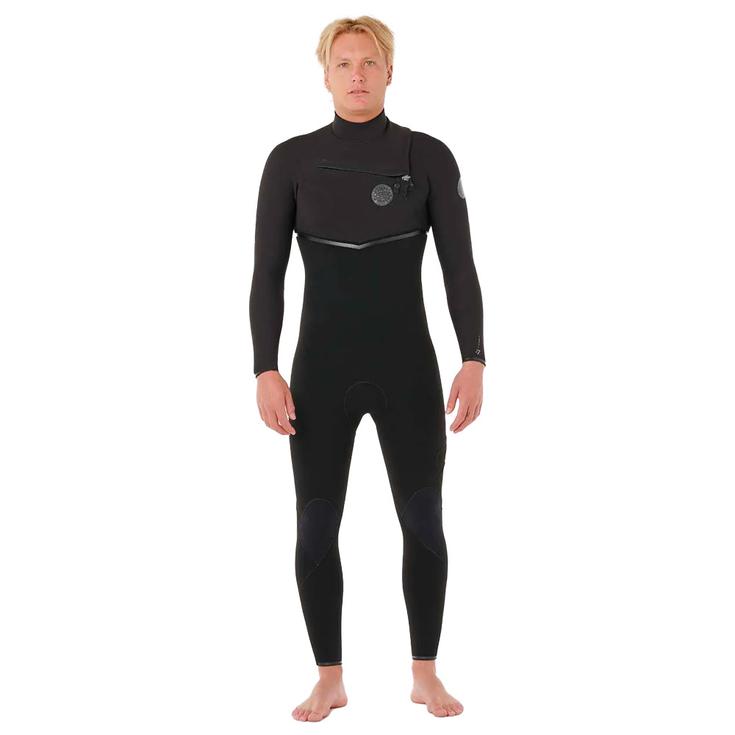 Rip Curl Combinaison Intégrale E-Bomb Chest Zip 3/2 Black Présentation