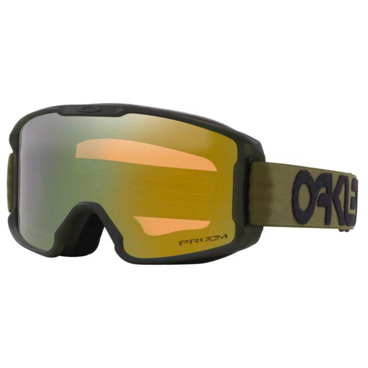 Oakley Masque de Ski Line Miner Youth B1b Dark Brush Prizm Sage Gold Iridium Présentation