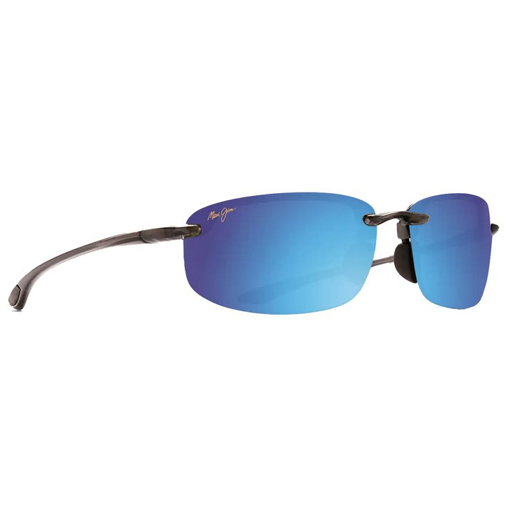 Maui Jim Lunettes de soleil Ho’okipa Reader 2,5 Gris Fumé Translucide Bleu Hawaï MauiBrilliant Présentation