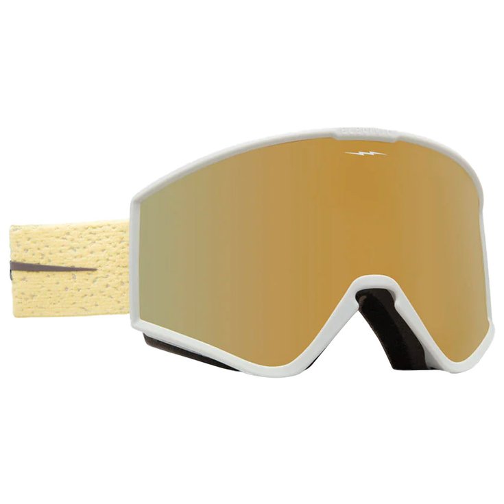 Electric Masque de Ski Kleveland S Canna Speckle Gold Chrome Présentation
