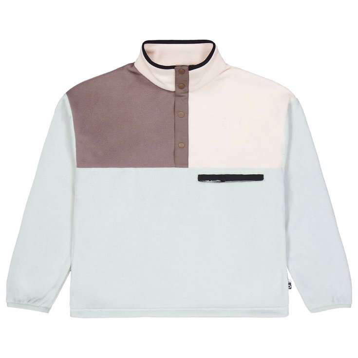 Picture Polaire Arcca W 1/4 Fleece Pigeon Deep Taupe Vanilla Présentation