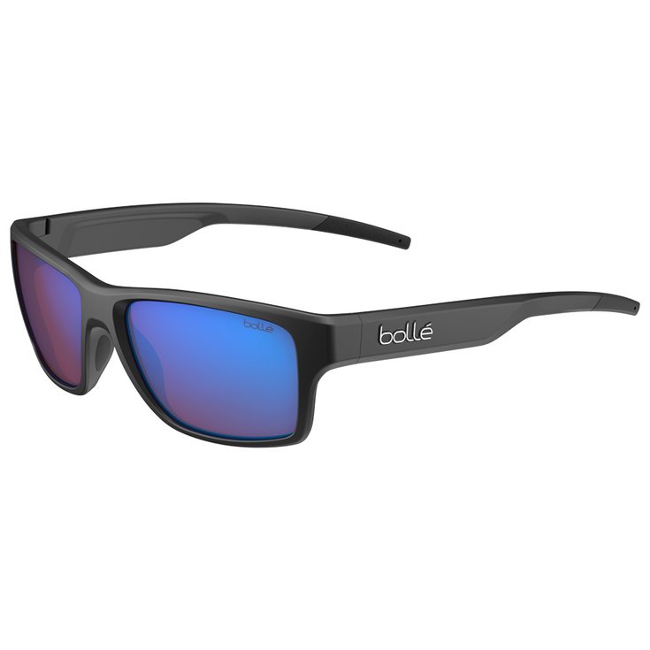 Bollé Lunettes de soleil Status Black Matte Brown Blue Présentation
