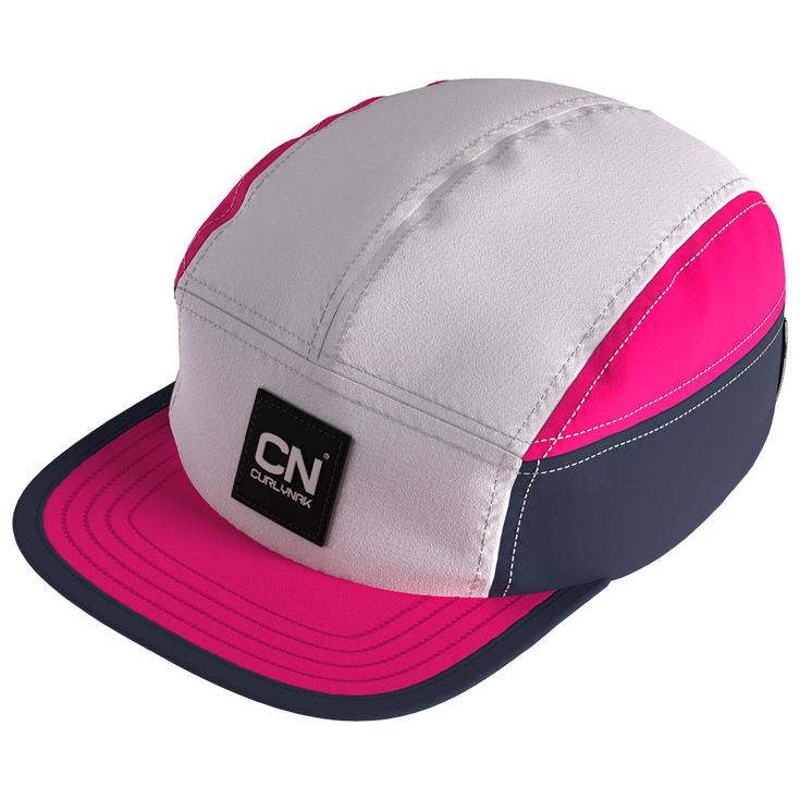 Curlynak Casquettes 5 Pans Pink White Présentation