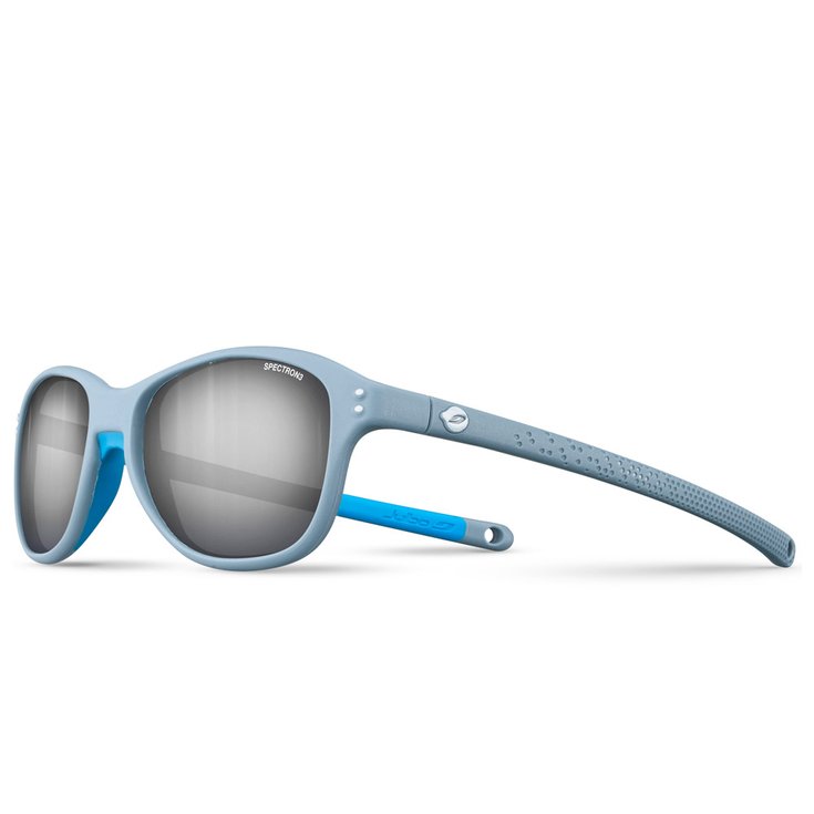 Julbo Lunettes de soleil Boomerang Gris Bleu Clair Spectron 3 Flash Argent Présentation