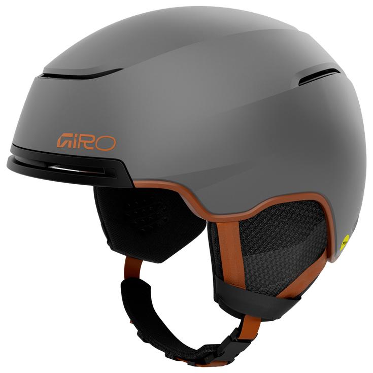 Giro Casque de ski Jackson Mips Matte Metallic Coal Tan Présentation