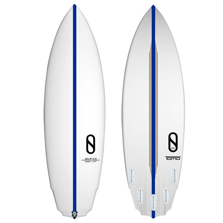 Board de Surf Slater Designs SciFi 2.0 Blue FCSII Été 2024