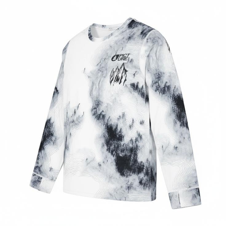 Picture Sous-vêtement technique Lhotse Printed Top Snowy Pine Print Présentation