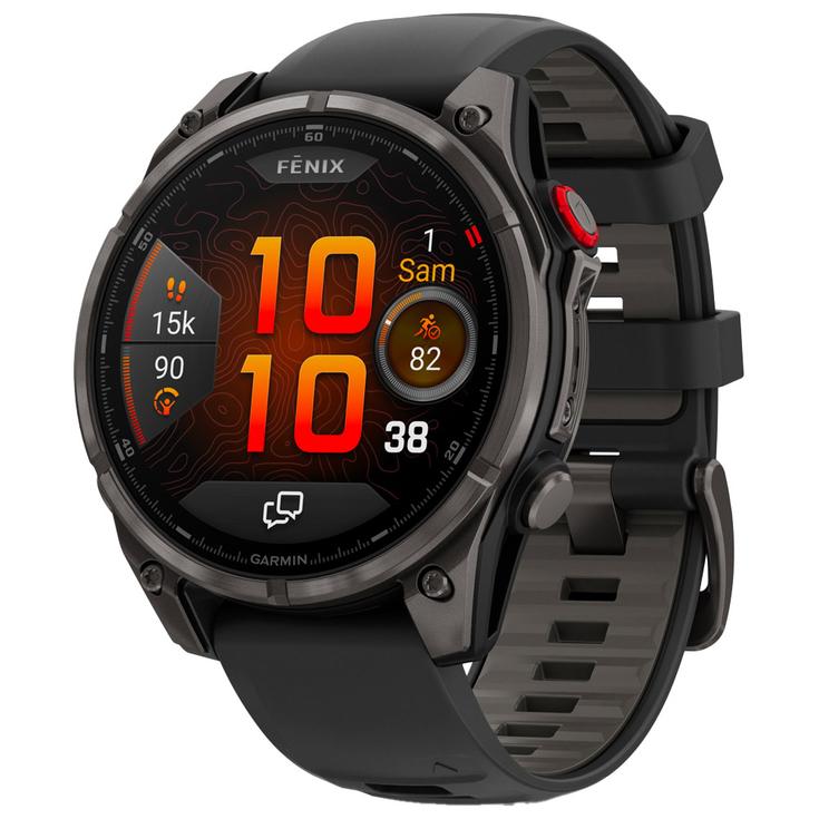 Garmin Montres GPS Fenix 8 Pro Amoled Titane Carbon Gray Présentation