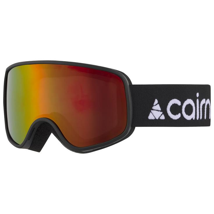 Cairn Masque de Ski Mochi Junior Mat Black Red Présentation