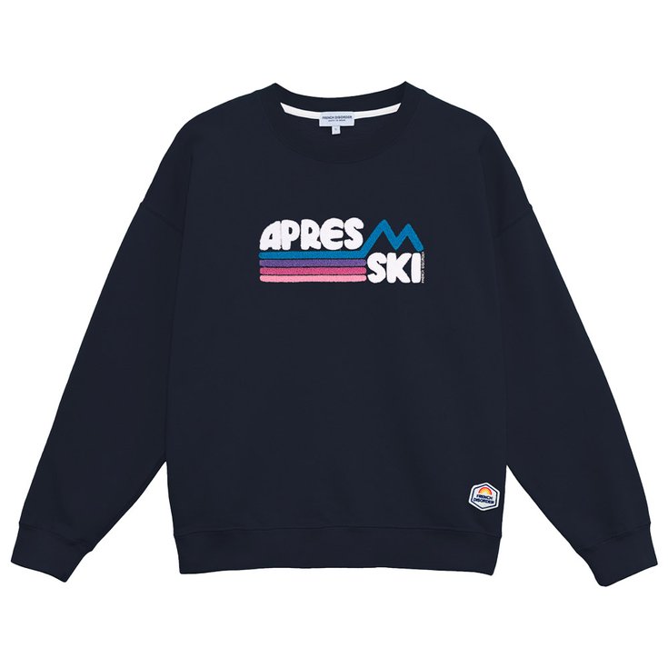 French Disorder Sweat Rosie Apres Ski Broderie Navy Présentation