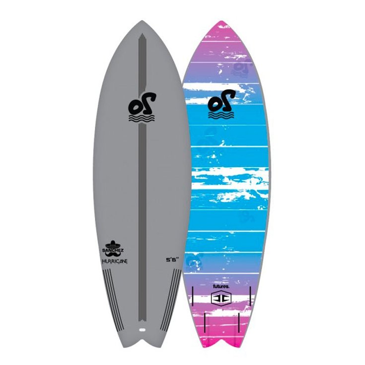 Ocean Storm Board Surf Planche de Surf en mousse Ocean Storm Performance Sanchez - Grey - 5'10" / 178 cm - Sans Profil
