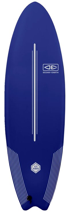Ocean And Earth Board de Surf Softboard Ezi-Rider Navy Présentation