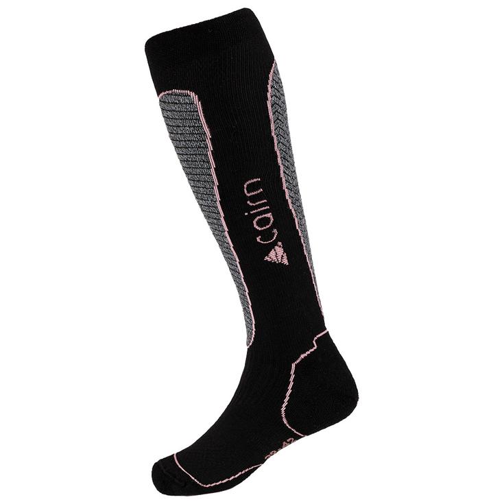 Cairn Chaussettes Primaloft Socks Black Powder Pink Présentation