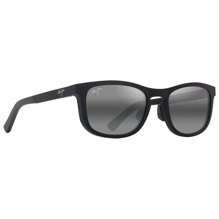 Maui Jim Lunettes de soleil Aliali Asian Fit Matte Black Neutral Grey Mineral Superthin Présentation