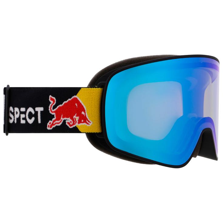 Red Bull Spect Masque de Ski Rush Matt Black Light Blue Blue Chrom-X Présentation