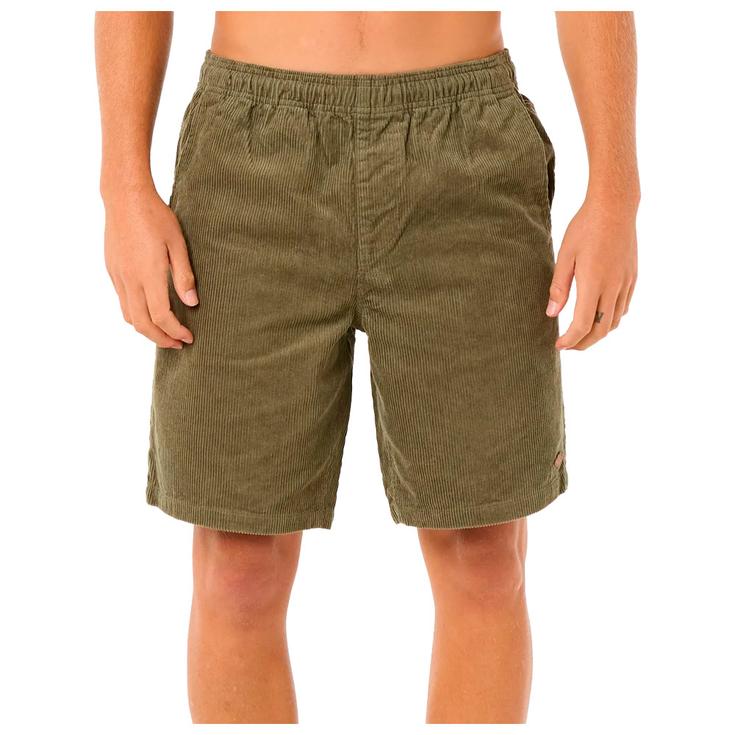 Rip Curl Short Classic Surf Cord Volley 19" Dusty Olive Présentation
