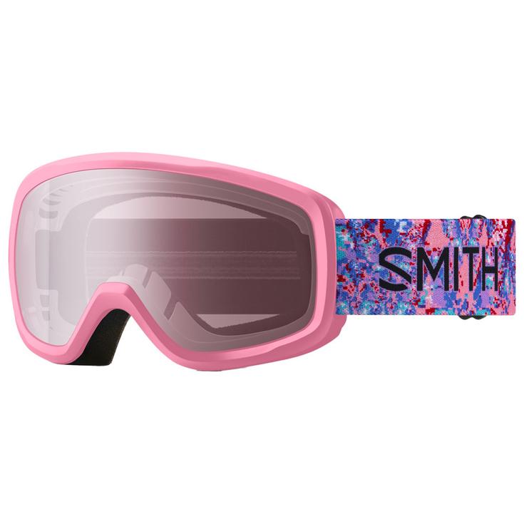 Smith Masque de Ski Snowday Jr Bright Pink Lofi Butterfly Ignitor Mirror Présentation