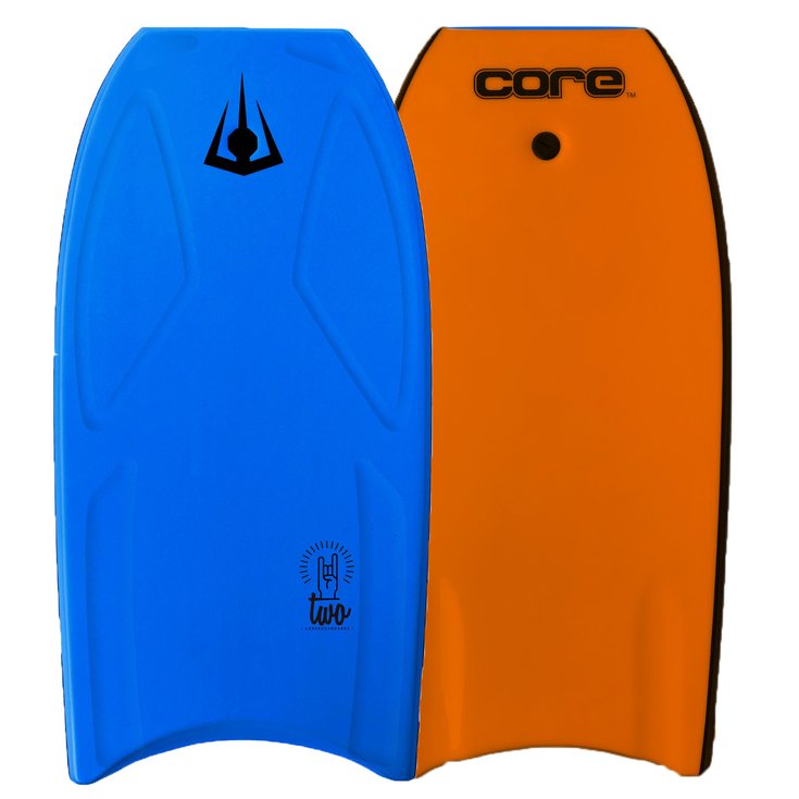 Core Board de Bodyboard Two - Blue / Orange Dessus