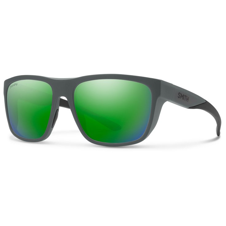 Smith Lunettes de soleil Barra Matte Cement Chromapop Polarized Green Mirror Présentation