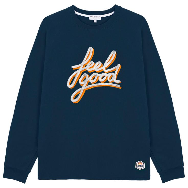 French Disorder Sweat Lenny Feel Good Tricotin Stone Blue Présentation