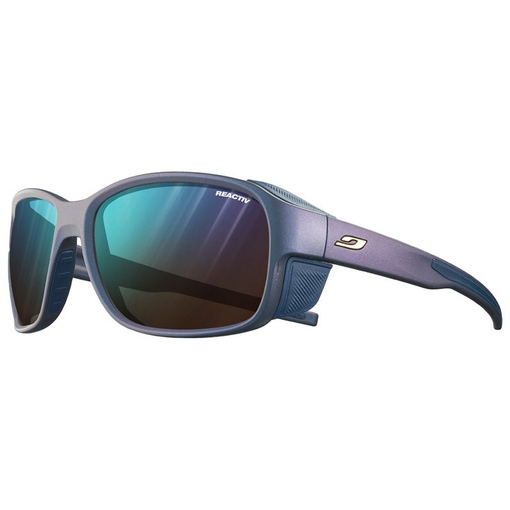 Julbo Lunettes de soleil Monterosa 2 Irisé Cyan Rouge Reactiv 2-4 Présentation