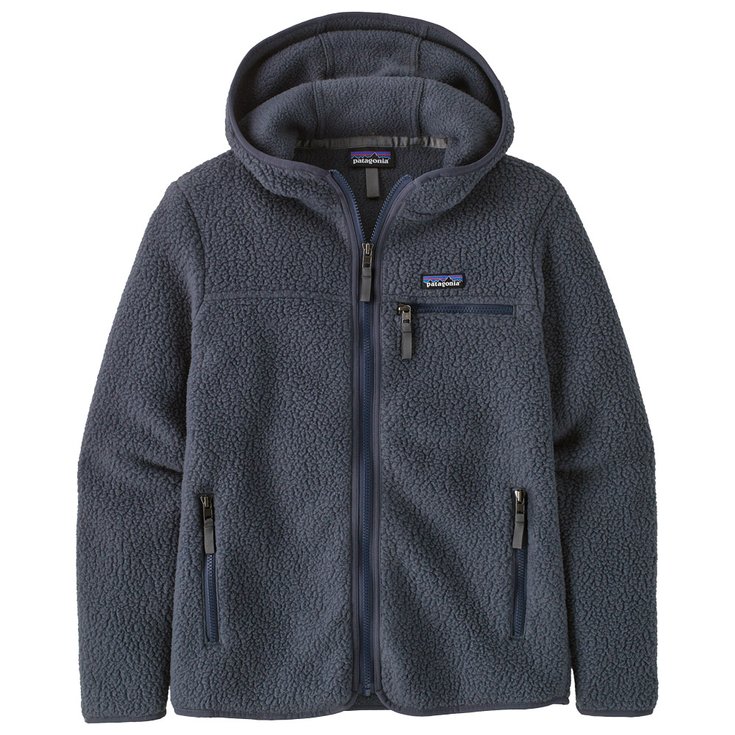 Patagonia Polaire Women's Retro Pile Hoody Smolder Blue Présentation