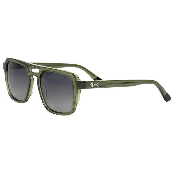 Binocle Eyewear Lunettes de soleil Chandler Gradient Kaki Grey Polarized Présentation