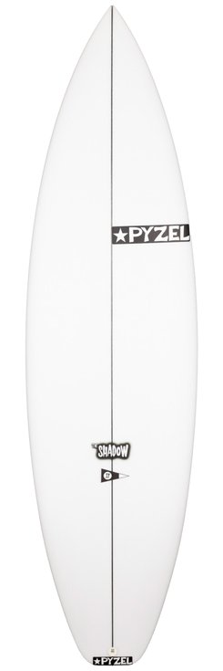 Pyzel Board de Surf Shadow Futures Fins x3 Côté