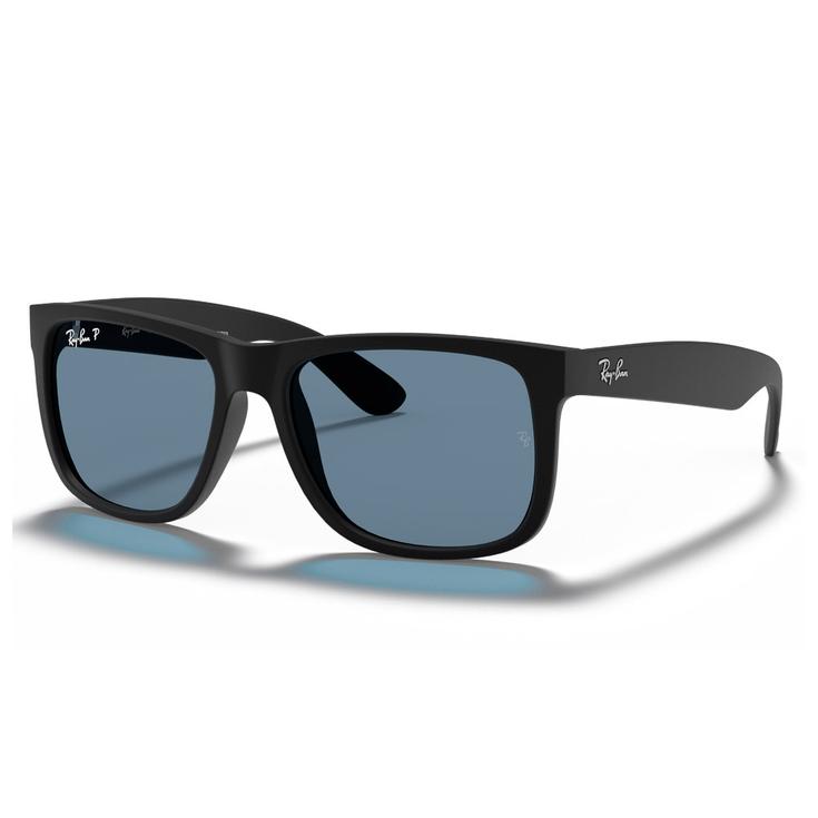Ray Ban Lunettes de soleil RB4165 Justin Classic Matte Rubber Dark Blue Polar Présentation