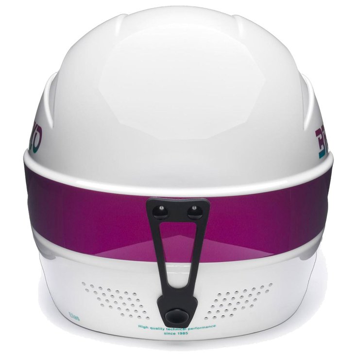Briko Casque Elias Shiny White Violet Bondi Blue Profil Briko Casque Elias Shiny White Violet Bondi Blue Profil