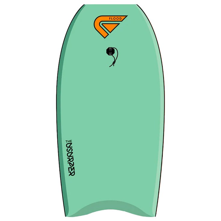 Flood Board de Bodyboard Usurper Bodyboard Seagreen/Tangerine Présentation