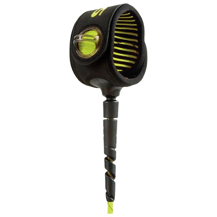 Fcs Leash Surf Freedom Helix Comp Cyber Lime Présentation
