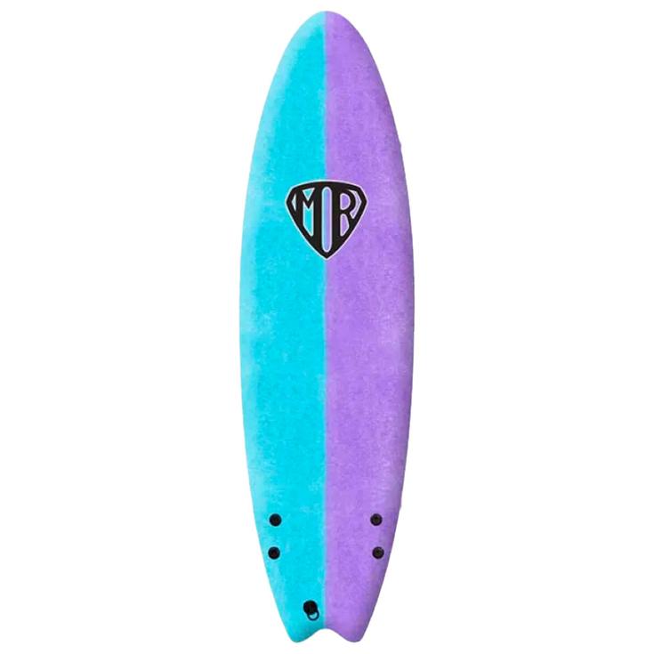 Ocean And Earth Planche Surf Mr Spray Ezi-Rider Twin Fin Violet Détail