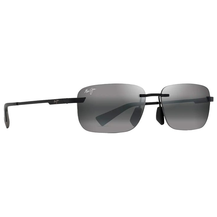 Maui Jim Lunettes de soleil Lanakila Noir Mat Gris Neutral Grey MauiPure Présentation