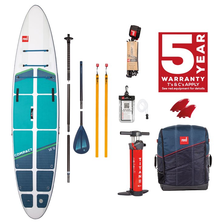 Red Paddle Co Pack SUP Pack Gonflable mpact Voyager - 12' Profil