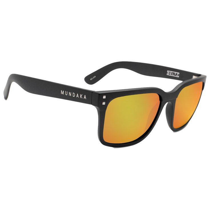 Mundaka Optic Lunettes de soleil Beltz Mat Black Smoke Cx Polarized Orange Revo Présentation