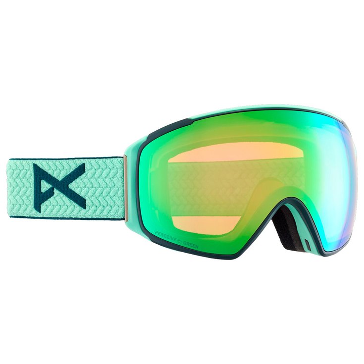 Anon Masque de Ski M4S Toric MFI Powder Mint Perceive Variable Green + Perceive Cloudy Pink Présentation