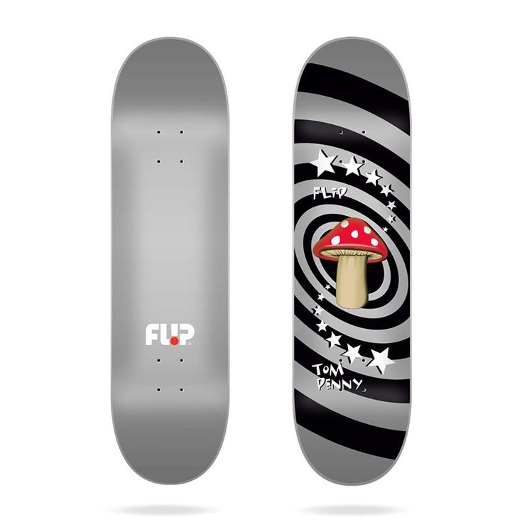 Flip Skate Planche de Skateboard Flip Penny Mushroom - 8.0" - Sans 