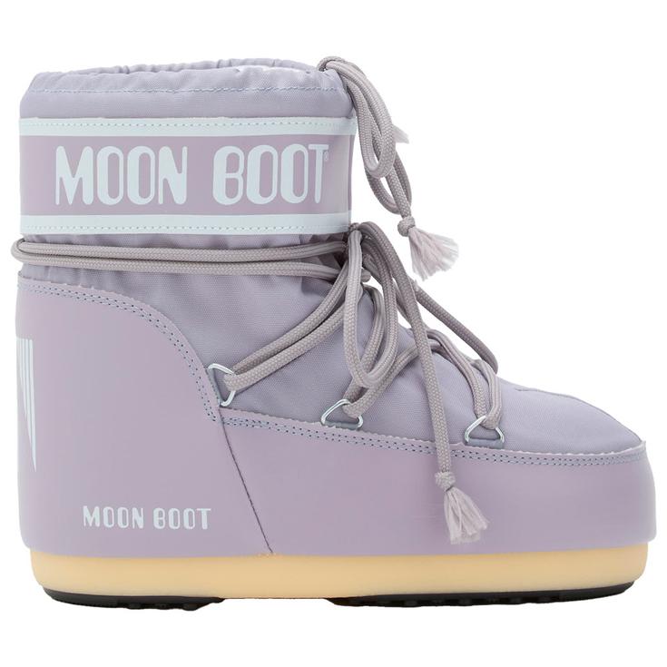 Moon Boot Chaussures après-ski Icon Low Nylon Lilas Présentation