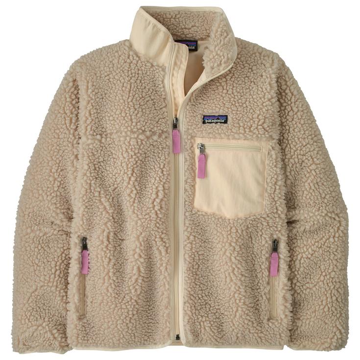 Patagonia Polaire W's Classic Retro X Jacket Natural Light Violet Présentation