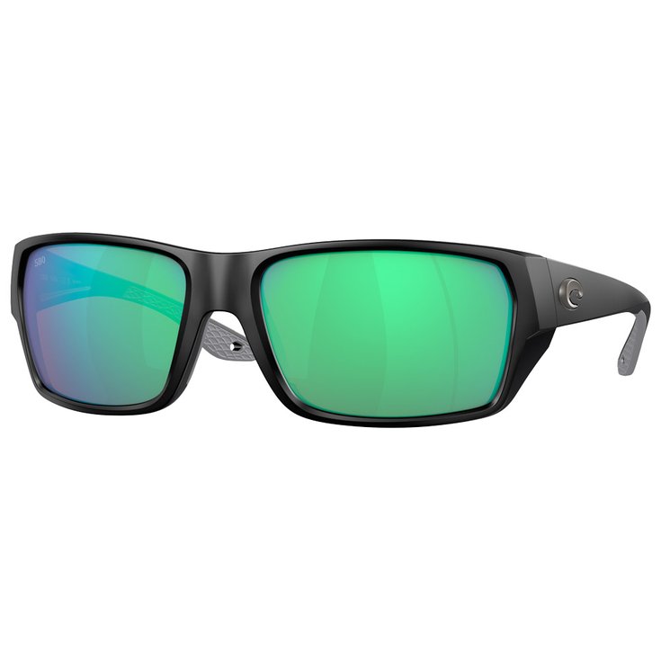 Costa Del Mar Lunettes de soleil Tailfin Matte Black Green Mirror Polarized Présentation