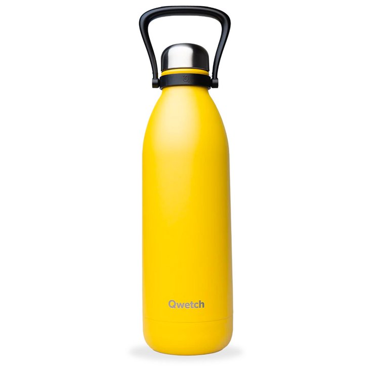 Qwetch Gourde Titan 1.5L Matt Pop Jaune Présentation