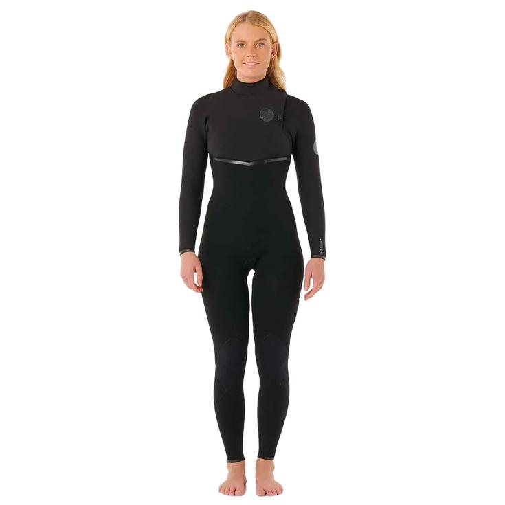 Rip Curl Combinaison Intégrale Womens E-Bomb Zip Free 4/3 Black Présentation