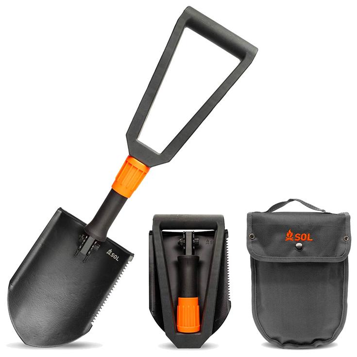 SOL Pelle Pliante Packable Field Shovel Black Présentation
