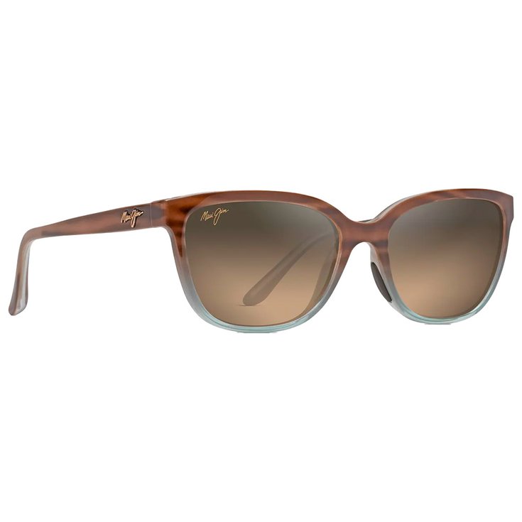 Maui Jim Lunettes de soleil Honi Beige Bleu Bronze Hcl Mineral Superthin Présentation