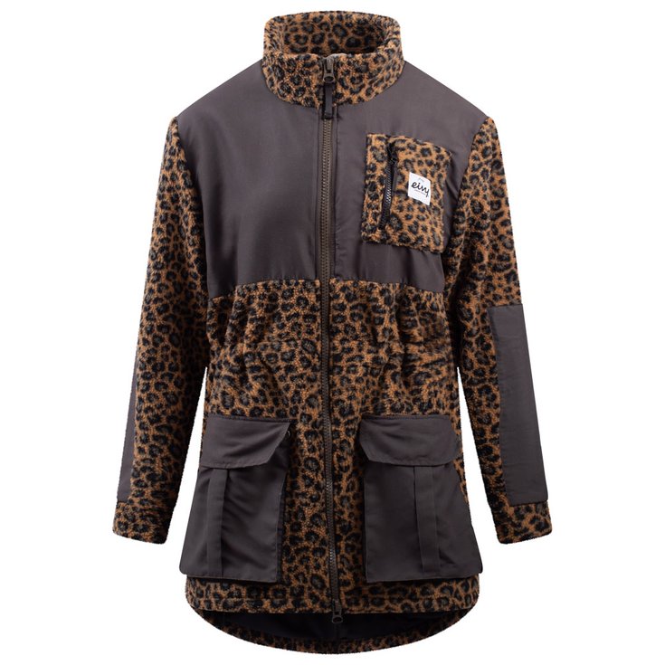 Eivy Polaire Field Sherpa Jacket Leopard Présentation