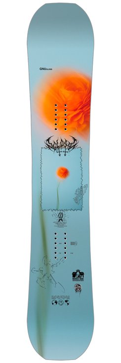 Gnu Planche Snowboard Gloss Dos