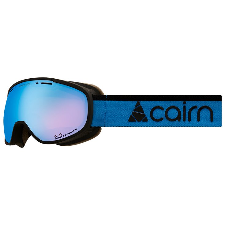 Cairn Masque de Ski Genius Otg Evolight Nxt Mat Black Blue Evolight Nxt Blue Mirror Présentation
