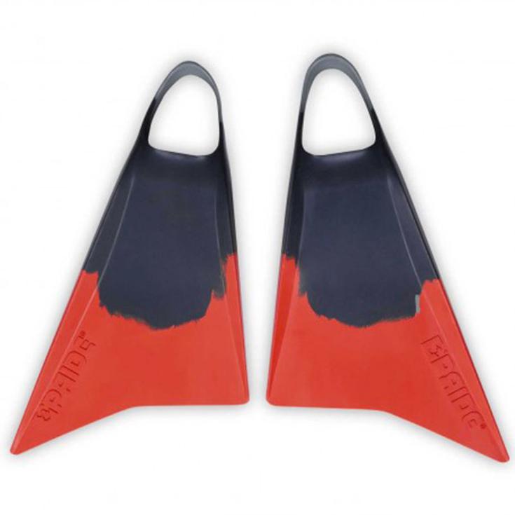 Pride Palmes Bodyboard Vulcan V2 Dark Grey - Light Grey - Red Profil