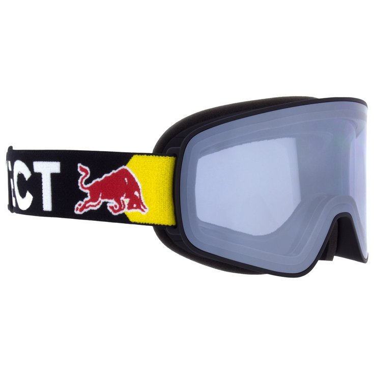Masque de ski/snowboard noir - Verres miroirs rouges IVOL